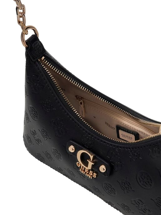 Guess Schultertasche Schwarzes Logo - Image 3