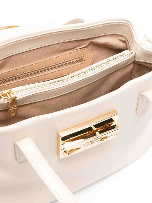 Love Moschino Schultertasche Elfenbein - Image 2