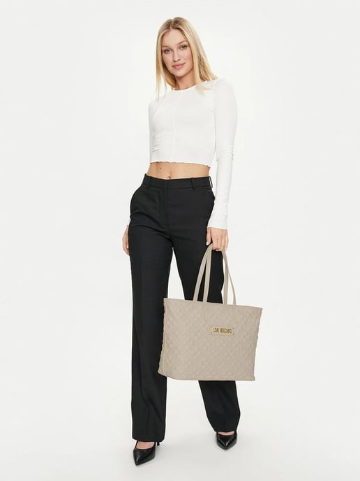 Love Moschino Schultertasche Weiß - Image 5