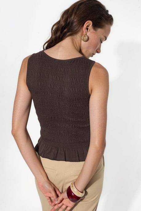 Strukturierte Rüschenshirt - Image 4