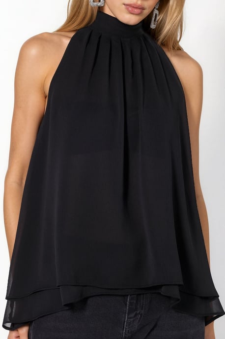 Halterneck ärmellose Bluse - Image 2