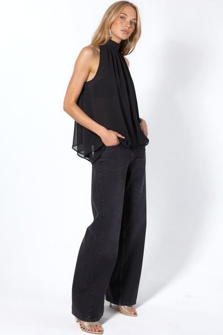Halterneck ärmellose Bluse - Image 5