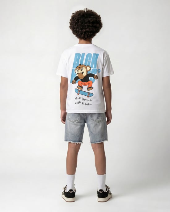 Black Bananas Kinder Keep Flying T-shirt, - Image 3