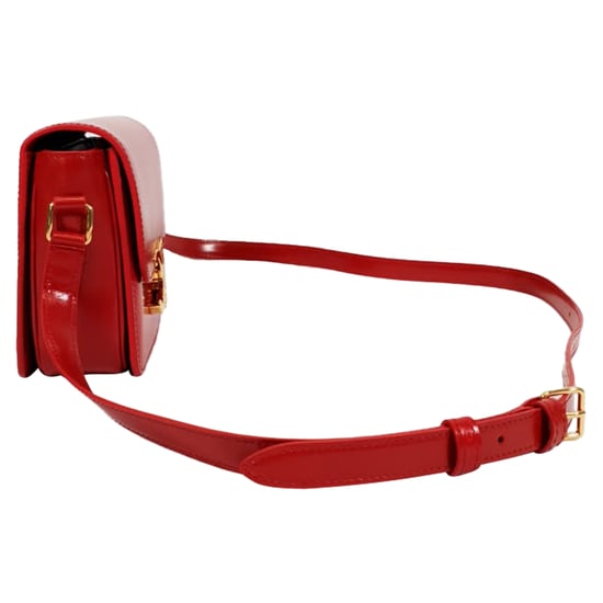 Celine Klassische Triomphe Tasche aus rotem Leder - Image 2
