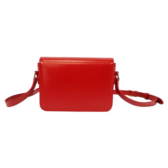 Celine Klassische Triomphe Tasche aus rotem Leder - Image 3