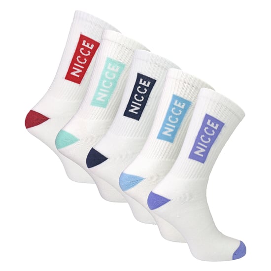 5er-Pack Herren Sport Crew Socken, Baumwollreich, atmungsaktiv und gepolstert - Image 1