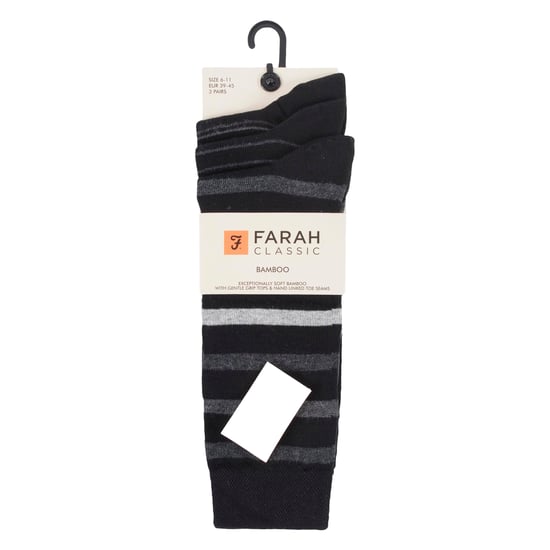 3er-Pack Herren Streifen-Bambus-Anz socks Weiche atmungsaktive Socken - Image 2