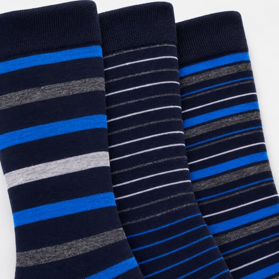 3er Pack Herren Streifen Bambus Anz Socks Weiche atmungsaktive Socken - Image 5