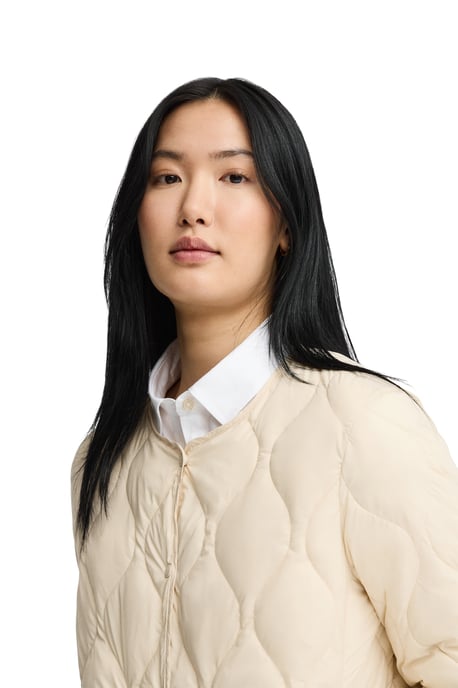 Ultraleichte Jacke Paloma cremefarben mit Polo Club Logo - Image 4