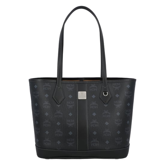 MCM Neuer Liz Shopper Small in Visetos in Schwarz Monogram Handtasche Damen - Image 1
