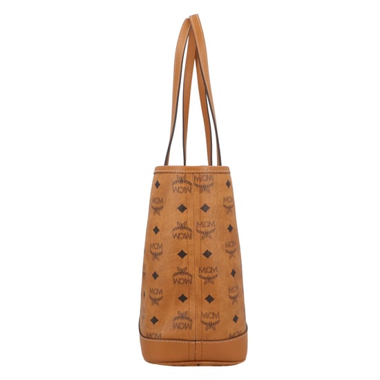 MCM Neuer Liz Shopper Small in Visetos in Beige Monogram Handtasche Damen - Image 3