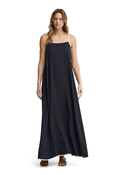 Trägerkleid marineblau mit lockerer Passform mit Polo Club Logo - Image 3