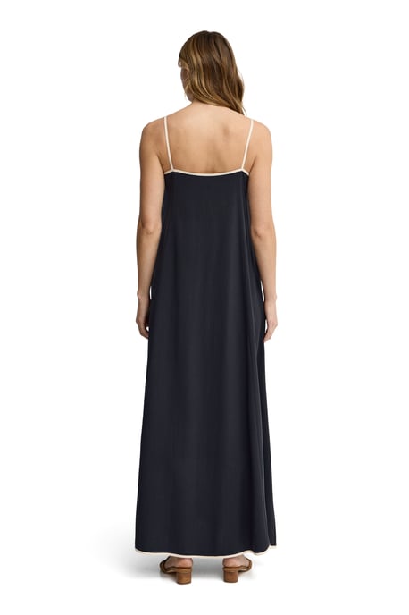 Trägerkleid marineblau mit lockerer Passform mit Polo Club Logo - Image 4