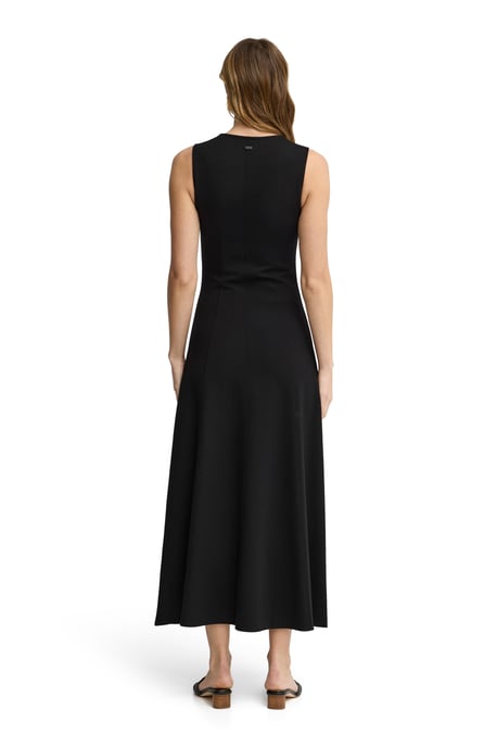 Ärmelloses Kleid marineblau mit V-Ausschnitt und Polo Club Logo - Image 4