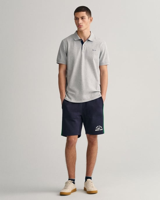 GANT Regular Fit Kurzarm-Kontrastpiqué Rugger - Image 1