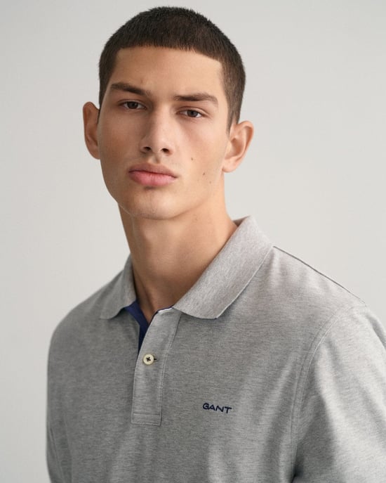 GANT Regular Fit Kurzarm-Kontrastpiqué Rugger - Image 2