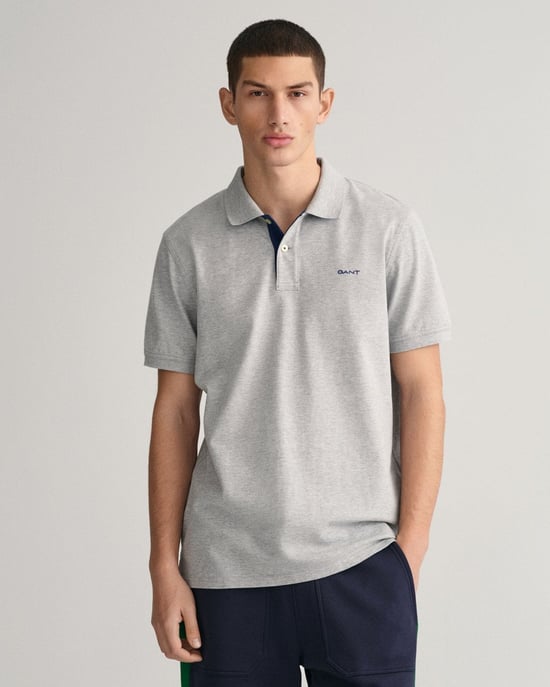 GANT Regular Fit Kurzarm-Kontrastpiqué Rugger - Image 4