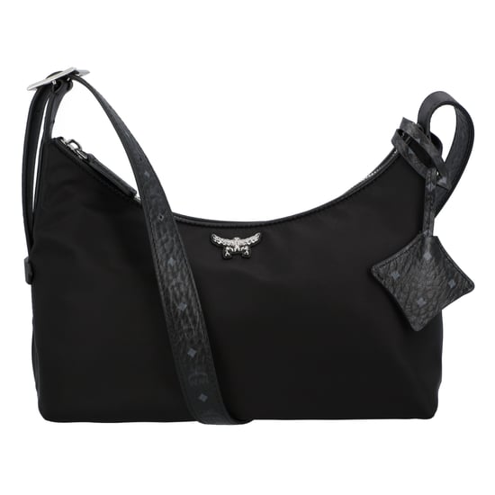 MCM Aren Hobo Bag Small aus recyceltem Nylon und Leder mit Monogramm-Print - Image 1