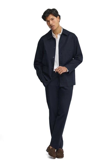 Cotolino-Jacke Wayne marineblau mit Polo Club Logo - Image 3