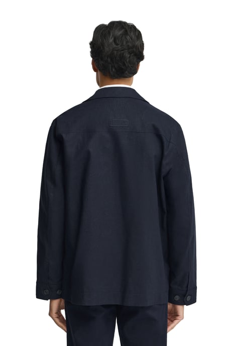 Cotolino-Jacke Wayne marineblau mit Polo Club Logo - Image 4
