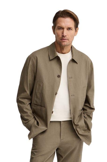 Cotolino-Jacke Wayne khaki mit Polo Club Logo - Image 2