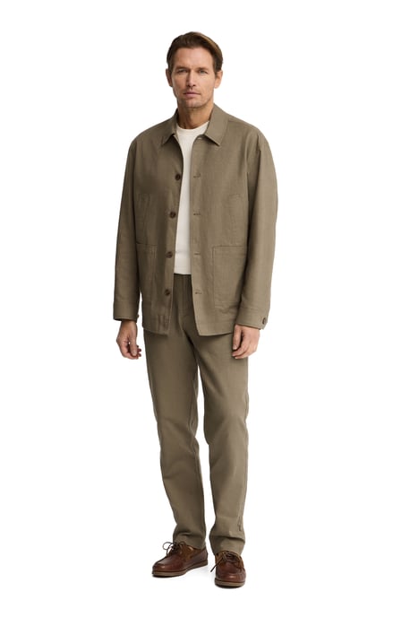 Cotolino-Jacke Wayne khaki mit Polo Club Logo - Image 3