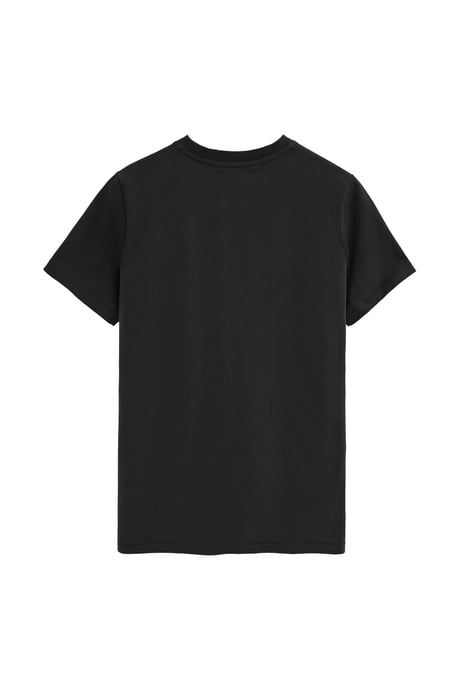 Kurzärmliges T-Shirt schwarz mit gummiertem Rigby Go Logo - Image 2