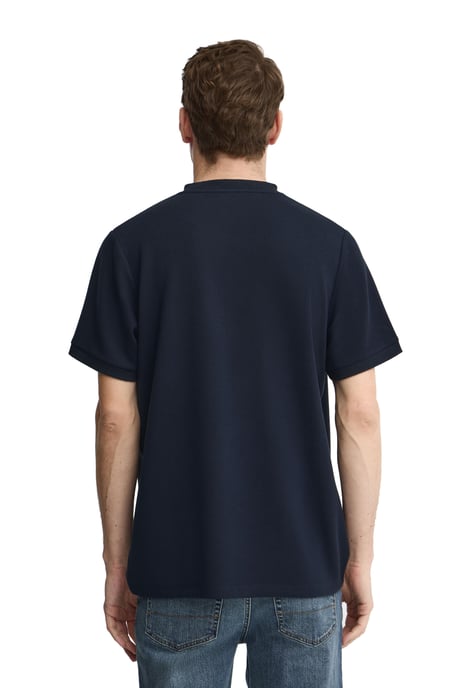 Kurzärmliges T-Shirt marineblau mit maritimem Polo Club Logo - Image 4