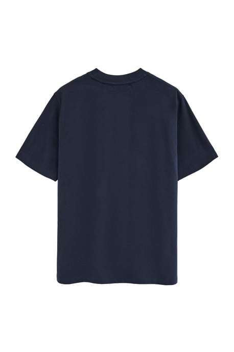 T-Shirt marineblau im Loose Fit mit Polo Club Stickerei - Image 2