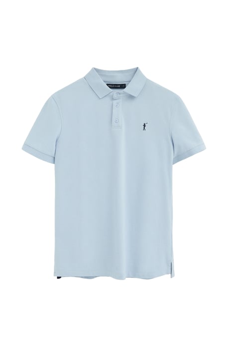 Zweierpack Herren-Poloshirts im Slim Fit marineblau und hellblau mit gesticktem Rigby Go Logo - Image 3