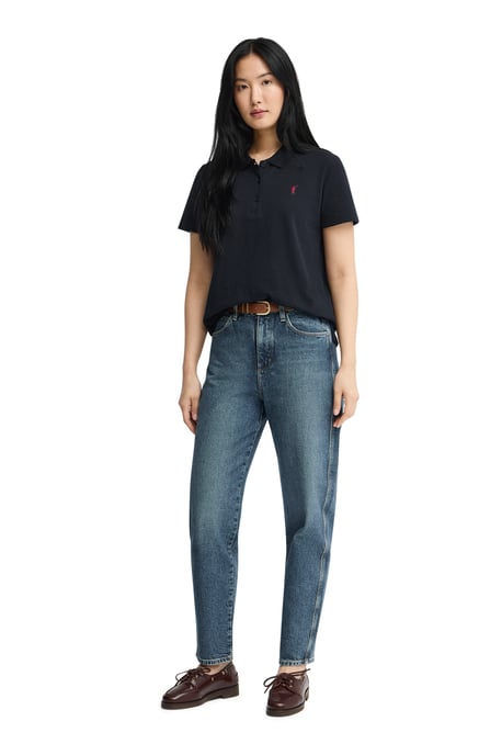 Poloshirt marineblau mit Rigby Go Stickerei im Regular Fit - Image 3
