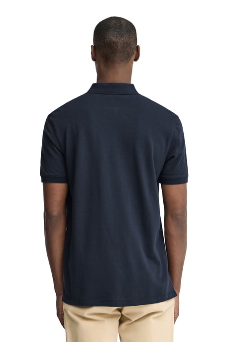 Cotolino-Poloshirt marineblau mit Polo Club Patch - Image 4