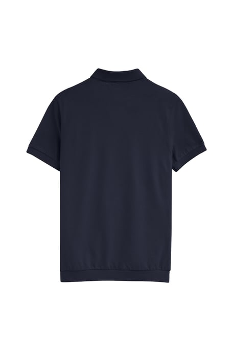 Cotolino-Poloshirt marineblau mit Rigby Go Stickerei - Image 2