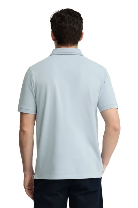 Kurzärmliges Poloshirt hellblau mit Polo Club Patch - Image 4