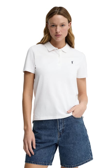 Poloshirt weiß mit Rigby Go Stickerei im Regular Fit - Image 2