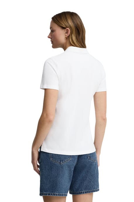 Poloshirt weiß mit Rigby Go Stickerei im Regular Fit - Image 4