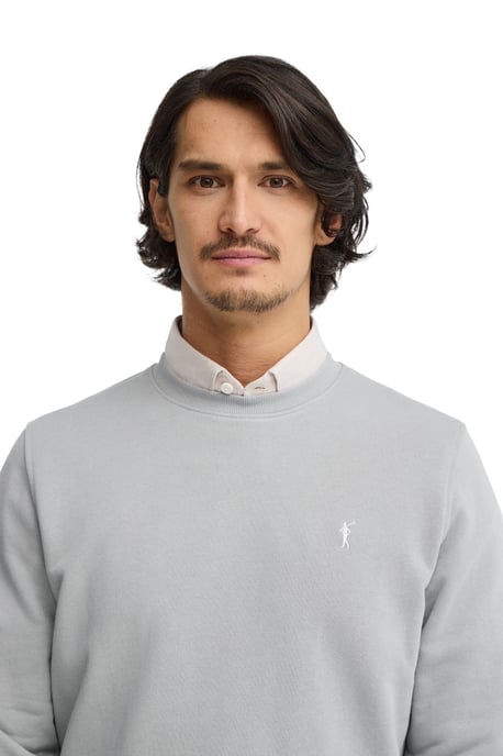Sweatshirt grau im Relaxed Fit mit Rigby Go Stickerei - Image 4