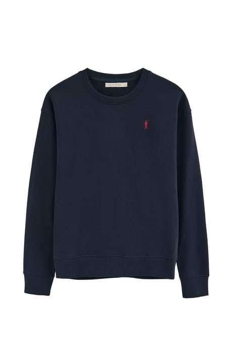 Sweatshirt marineblau im Regular Fit mit Rigby Go Stickerei - Image 1