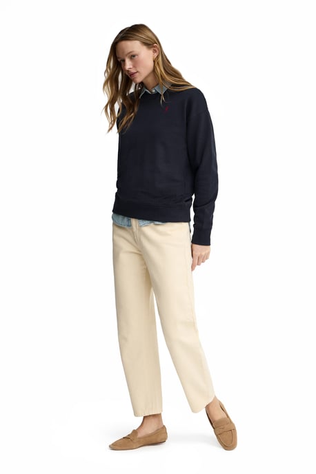 Sweatshirt marineblau im Regular Fit mit Rigby Go Stickerei - Image 3