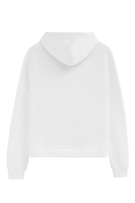 Sweatshirt weiß im Regular Fit mit Kapuze und Rigby Go Logo - Image 2