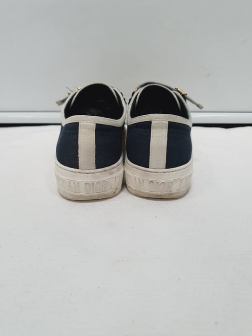Dior Walk 'n' Dior Sneakers aus navyblauem Baumwollstoff - Image 2