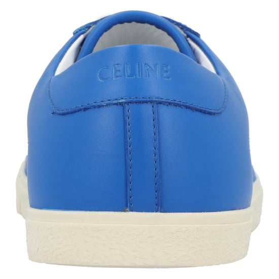 Celine Triomphe TR01L Leder-Tennisschuh in Blau - Image 4