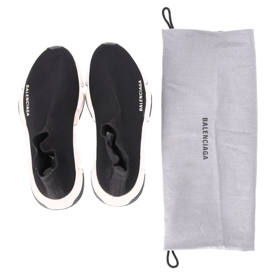 Balenciaga Speed-Sneaker aus schwarzem Polyester - Image 6