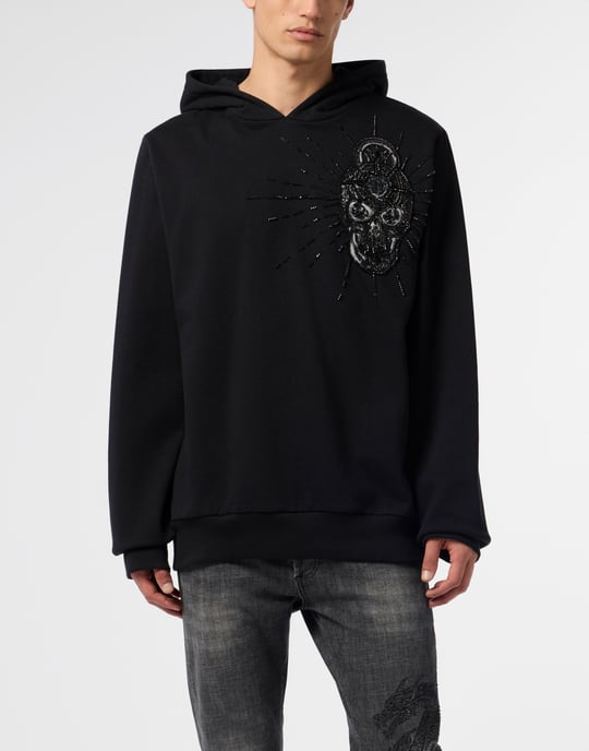 Philipp Plein Hoodie Skull Stones - Schwarz - Image 2