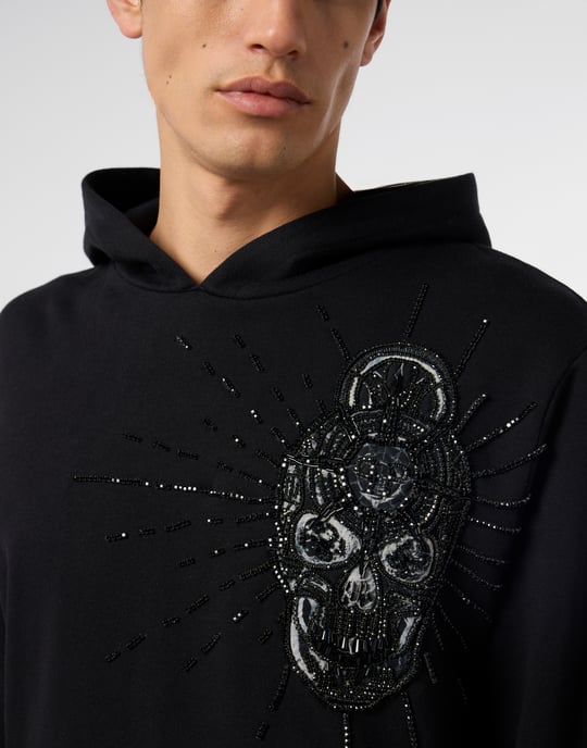 Philipp Plein Hoodie Skull Stones - Schwarz - Image 3