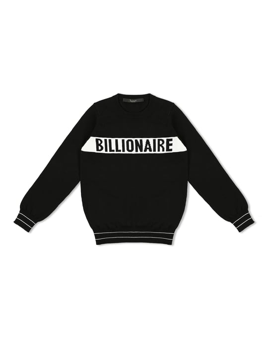 Pullover Rundhalsausschnitt Statement - Image 1