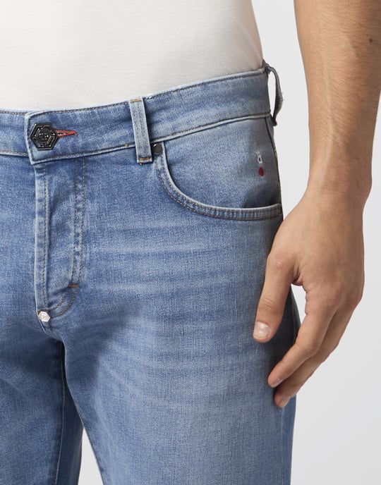 Super Straight Cut Jeans Basic Cocco Label - Image 3