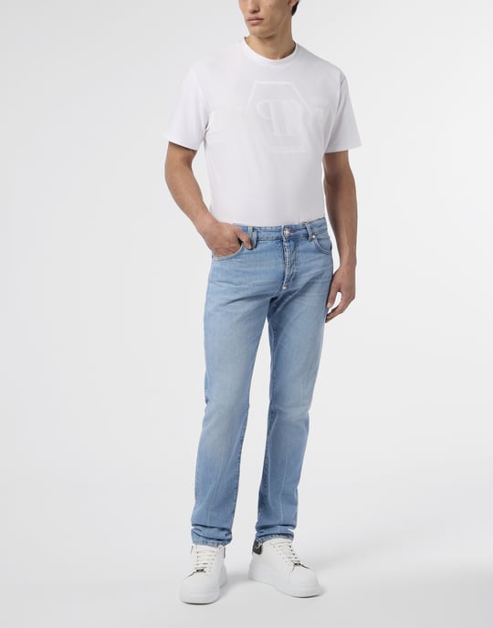 Basic Straight Cut Jeans - Image 4