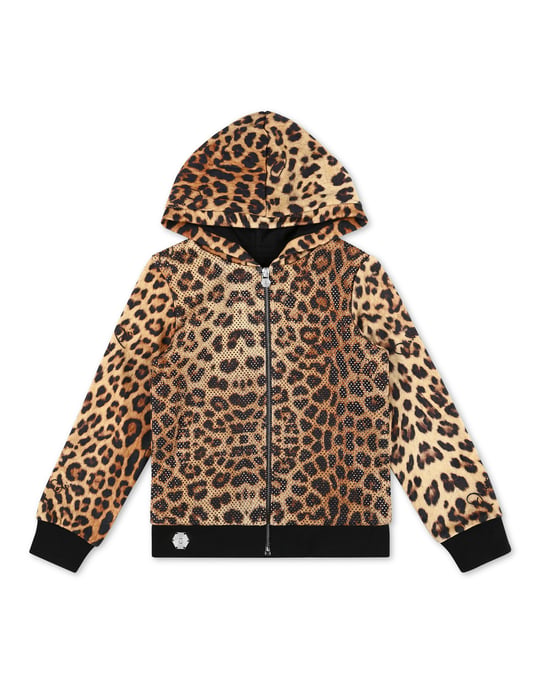 Kapuzen-Sweatjacket Leopard - Image 1