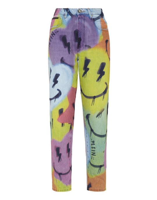 Jeans Mom Fit Smile - Image 1